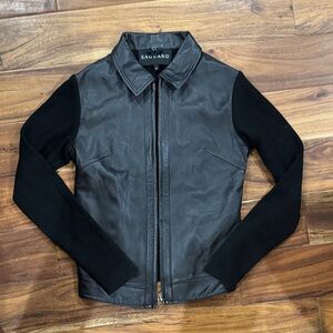 Saguaro Women's Vintage Black Leather Jacket